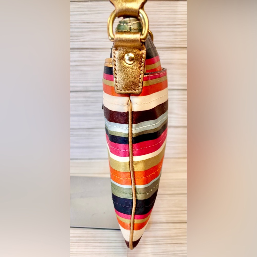 Coach Multicolor Striped Crossbody Bag - Picture 5 of 12
